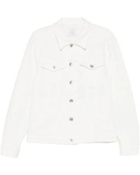 Eleventy - Flap-Pocket Denim Jacket - Lyst