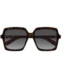 Saint Laurent - Sl 174 Rectangular Sunglasses - Lyst