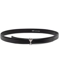 Ami Paris - Ami Ami De Coeur Logo Plaque Belt - Lyst