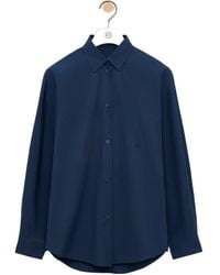 Loewe - Oversized Poplin Shirt - Lyst