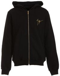 Giuseppe Zanotti - Lr-17 Zipped Straight Hem Hoodie - Lyst