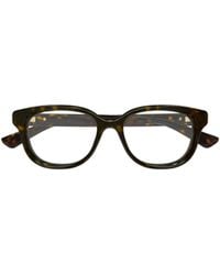 Gucci - Eyewear Square Frame Glasses - Lyst