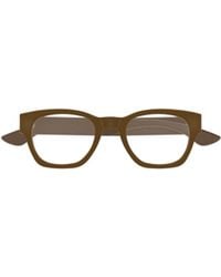 McQueen - Eyewear Square Frame Glasses - Lyst