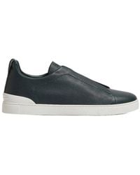 ZEGNA - Secondskin Triple Stitch Sneakers - Lyst
