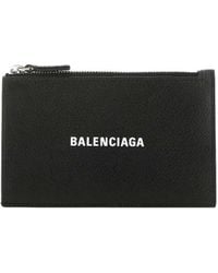 Balenciaga - Iconic Monogram Calfskin Card Holder - Lyst