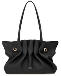 Ferragamo - Ferragamo Soft Medium Shoulder Bag - Lyst