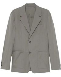 Prada - Single-Breasted Blazer - Lyst