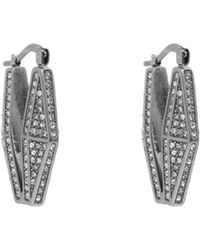 Jimmy Choo - Embellished Chain Earrings - Lyst