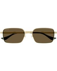 Gucci - Eyewear Gg1495S Rectangular Sunglasses - Lyst