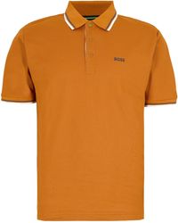 BOSS - Logo Short-Sleeve Polo Shirt - Lyst