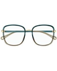 Chloé - Chloé Eyewear Square Frame Glasses - Lyst