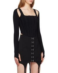 Dion Lee - Long-Sleeve Corset Top - Lyst