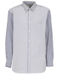 Comme des Garçons - Comme Des Garçons Shirt Striped Button-Up Shirt - Lyst