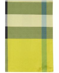 Burberry - Plaid Detail Scarf - Lyst