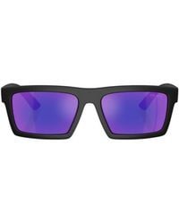Prada Linea Rossa - Prada Eyewear Rectangular Frame Sunglasses - Lyst