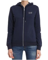 EA7 - Logo Details Casual Jacket - Lyst
