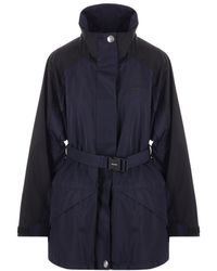 Prada - Logo-Print Tech-Canvas Coat - Lyst