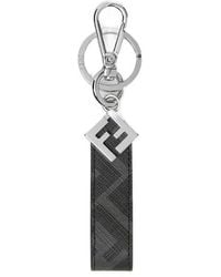 Fendi - Ff Squared Key Ring - Lyst