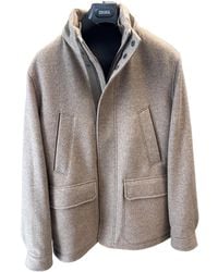 ZEGNA - Long-Sleeved High-Neck Jacket - Lyst