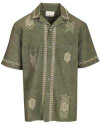 Isabel Marant - Zekim Embroidered Bowling Shirt - Lyst