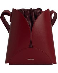 Jil Sander - Small Curve Cross Body Bag - Lyst