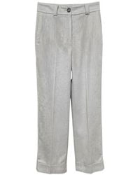 Peserico - Casual Pants With Belt Loops - Lyst