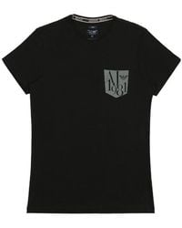 Armani Jeans - Round-Necked Logo T-Shirt - Lyst