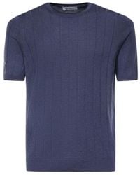Gran Sasso - Short-Sleeved Knit T-Shirt - Lyst