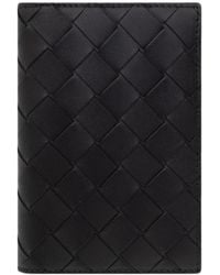 Bottega Veneta - Intrecciato Weave Passport Holder - Lyst