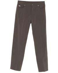 Emporio Armani - Stretch Fit Five-Pocket Trousers - Lyst