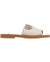 Chloé - Open-Toe Slippers - Lyst