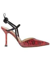Fendi - Very Colibri High-Heeled And Leather Slingbacks - Lyst