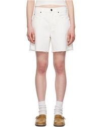 SLVRLAKE Denim - Sienna High-Waisted Denim Shorts - Lyst
