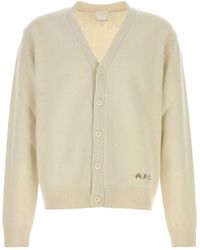 A.P.C. - Kevin V-Neck Cardigan - Lyst