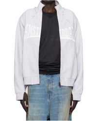 Vetements - 'Amsterdam' Zip-Up Patch Sweatshirt - Lyst