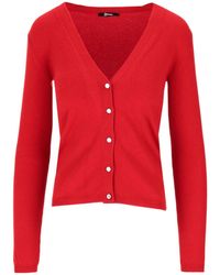 Lela Rose - Long-Sleeve Knitted Cardigan - Lyst