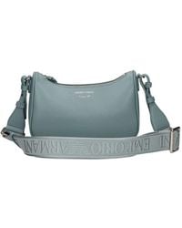 Emporio Armani - Logo-Strap Shoulder Bag - Lyst