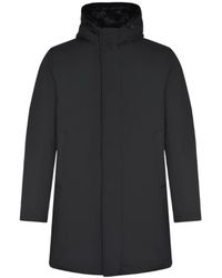 Herno - Light Faux Fur Hooded Long Parka - Lyst