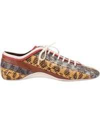 Dries Van Noten - Leather Ballet-Style Sneakers - Lyst