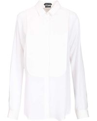 Tom Ford - Pleated Bib Tuxedo Shirt - Lyst