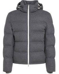 Brunello Cucinelli - Wool Cashmere Down Jacket - Lyst