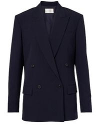 The Row - Paden Double-Breasted Virgin Wool Blazer - Lyst