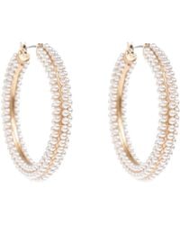 AllSaints - Pearls Round Earrings - Lyst