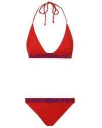 Off-White c/o Virgil Abloh - Logo-Band Bikini Set - Lyst