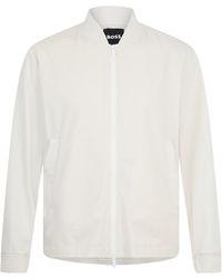BOSS - Solid Color Jacket - Lyst
