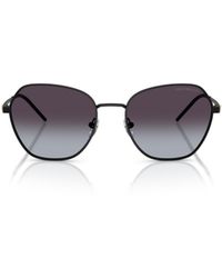 Emporio Armani - Geometric Frame Sunglasses - Lyst