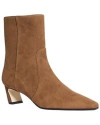 Stuart Weitzman - Zippered Ankle Boots - Lyst