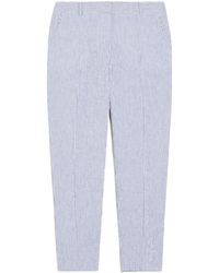 Weekend by Maxmara - Seersucker Trousers - Lyst