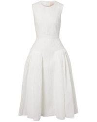ROKSANDA - Bridal Aya Cloqué Midi Dress - Lyst