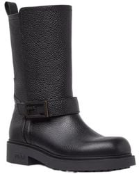 Fendi - Leather Boots - Lyst